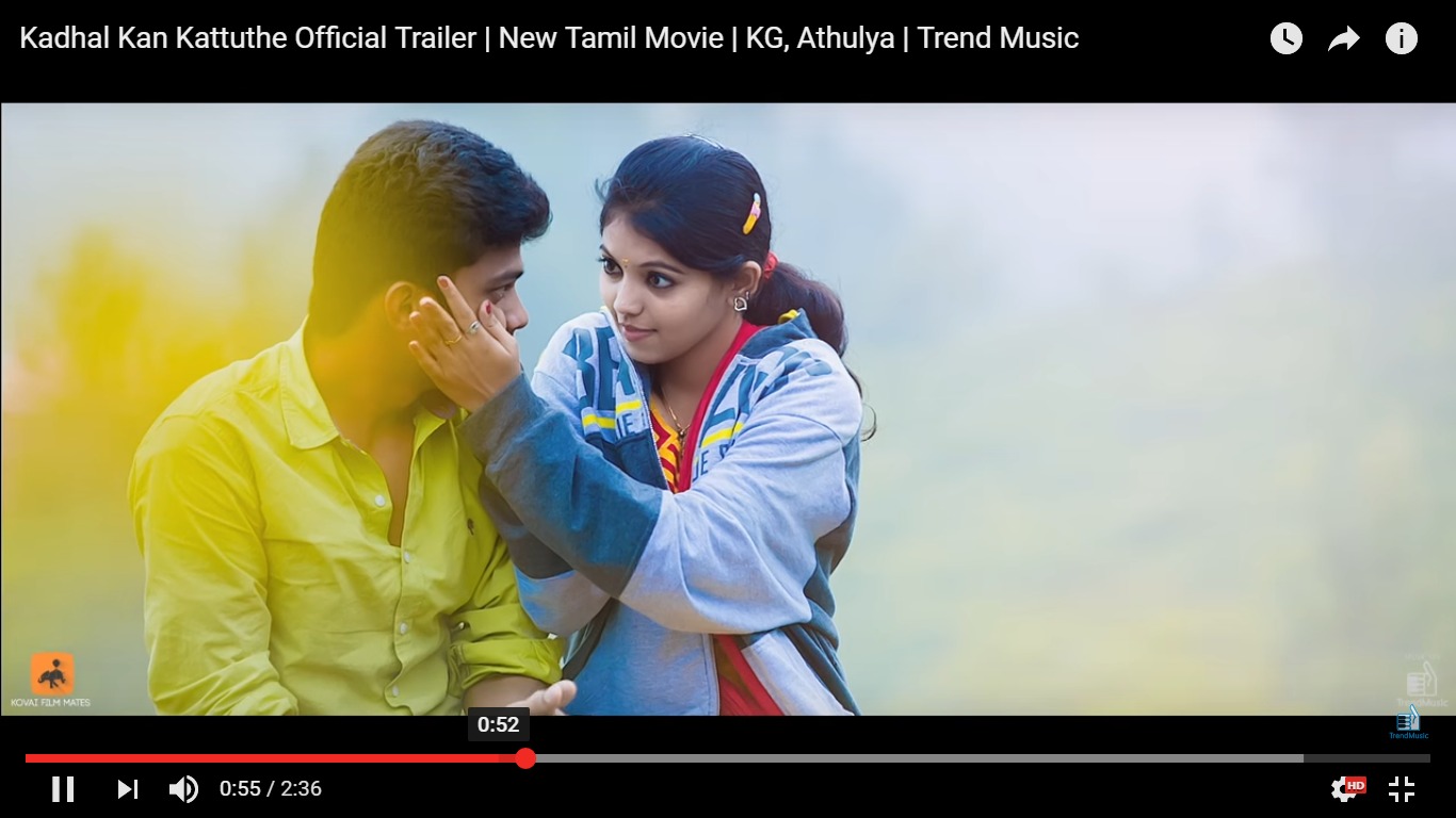 Kadhal Kan Kattuthe Official Trailer