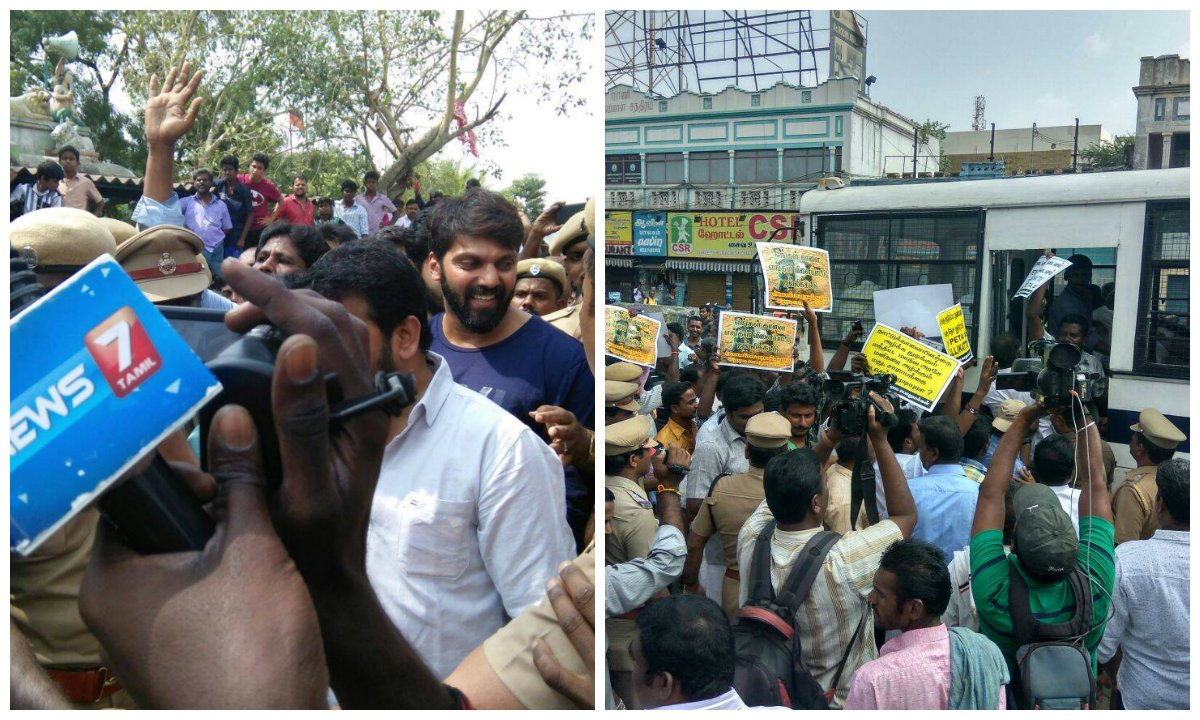 ஆர்யாவை விரட்டி அடித்த மதுரை மக்கள்