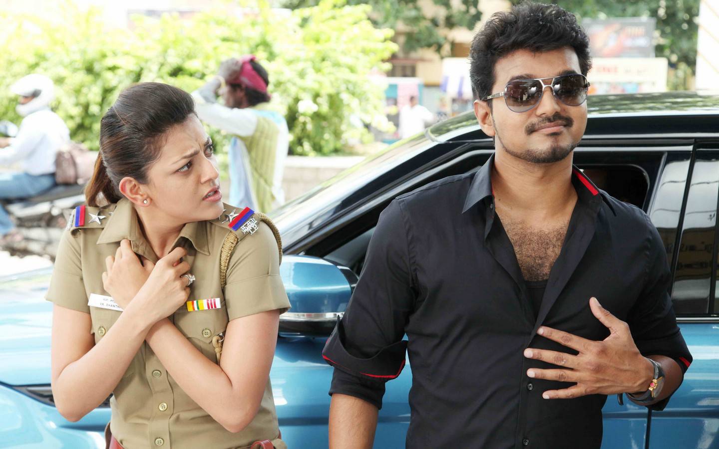 விஜய்யால் நான் ரொம்ப கஷ்டப்பட்டேன் கூறிய நடிகை காஜல்..!