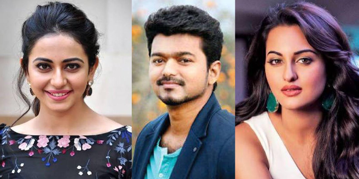 விஜய்க்கு ஜோடியாகும் ராகுல் ப்ரீத் சிங் மற்றும் சொனக்க்ஷி சின்ஹா