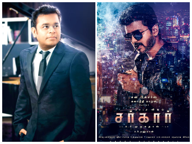 விஜய்யின் சர்க்கார் படத்துக்காக முதல் முறையாக தீம மியூசிக் போட்ட ஏ.ஆர்.ரகுமான்