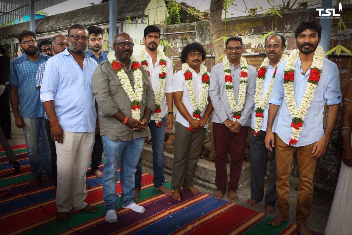 தேனாண்டாள் பிலிம்ஸ் தயாரிப்பில் தனுஷ் இயக்கும் படத்தின் படபிடிப்பு ஆரம்பம்