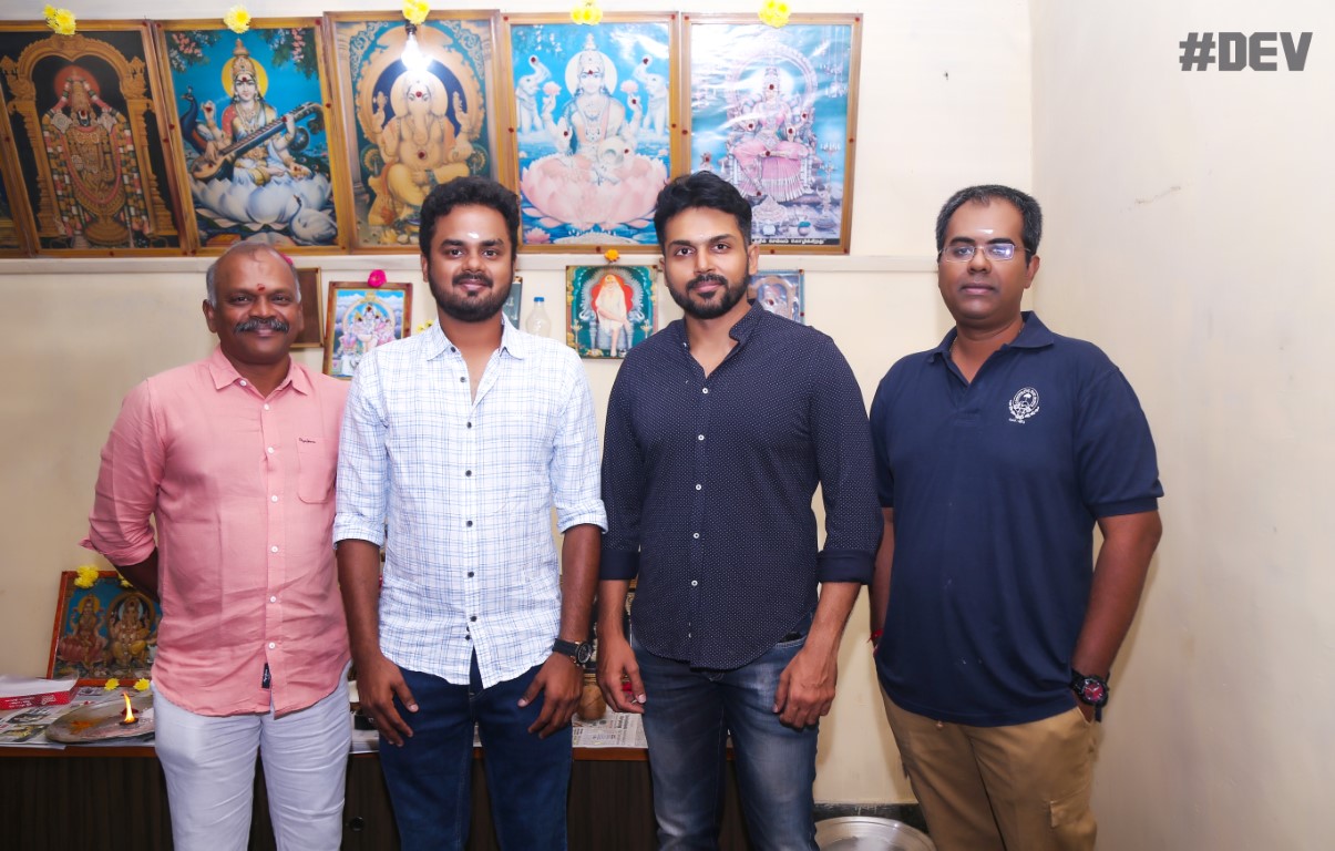 இறுதிக்கட்ட படப்பிடிப்பில் கார்த்தி நடிக்கும்  ‘தேவ்’ திரைபடத்தின்  டப்பிங் வேலைகள் ஆரம்பம்.