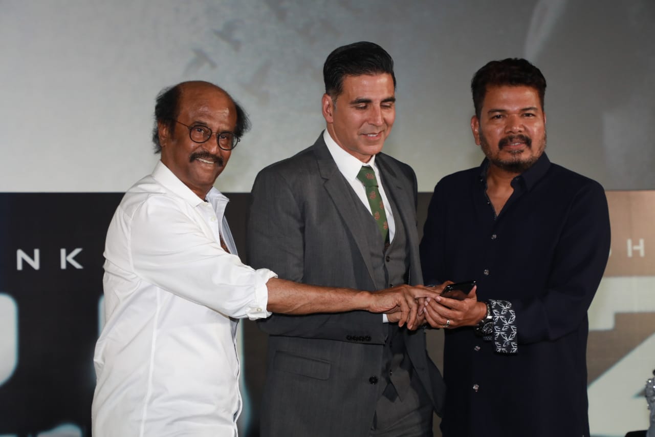 சூப்பர் ஸ்டார் ரஜினிகாந்தின் 2 .0 படத்தின் டிரைலர் வெளியீடு விழா இன்று நடைபெற்றது!