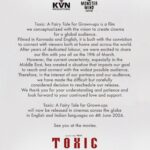 மத்திய கிழக்கு சூழ்நிலை எதிரொலி – டாக்சிக் உலகளாவிய வெளியீட்டை  ஜூன் 4க்கு மாற்றம் மறுதேதியிட்ட தயாரிப்பாளர்கள்