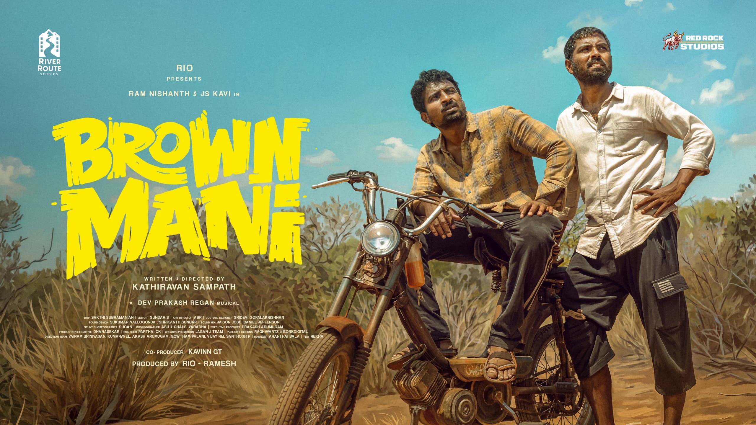 “நண்பர்கள் உறவின் நெஞ்சை தொடும் பயணம்” – ‘பிரௌன் மணி’ First Look மூலம் எதிர்பார்ப்பு கிளப்பும் புதிய முயற்சி!
