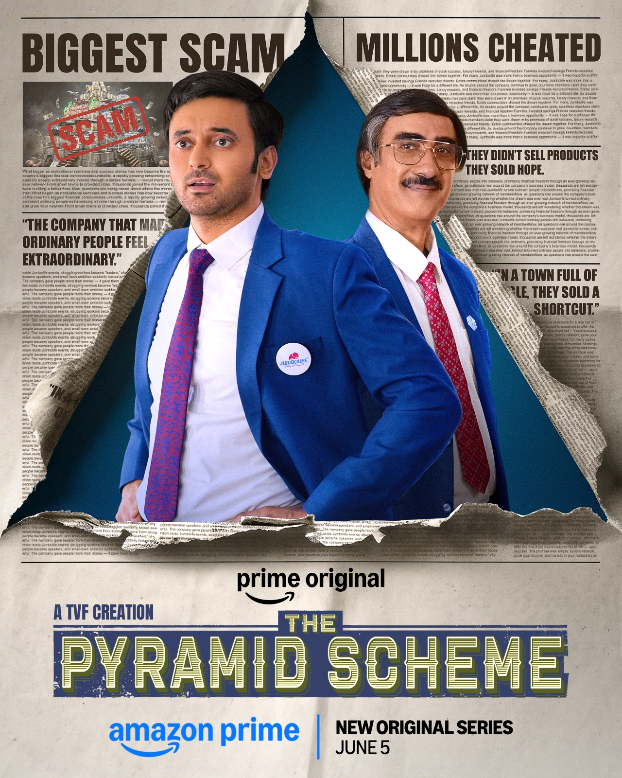 Prime Video Announces June 5 as the Premiere Date for The Pyramid Scheme, a Drama Series About Ambition, Greed, and the Promise of Quick Money