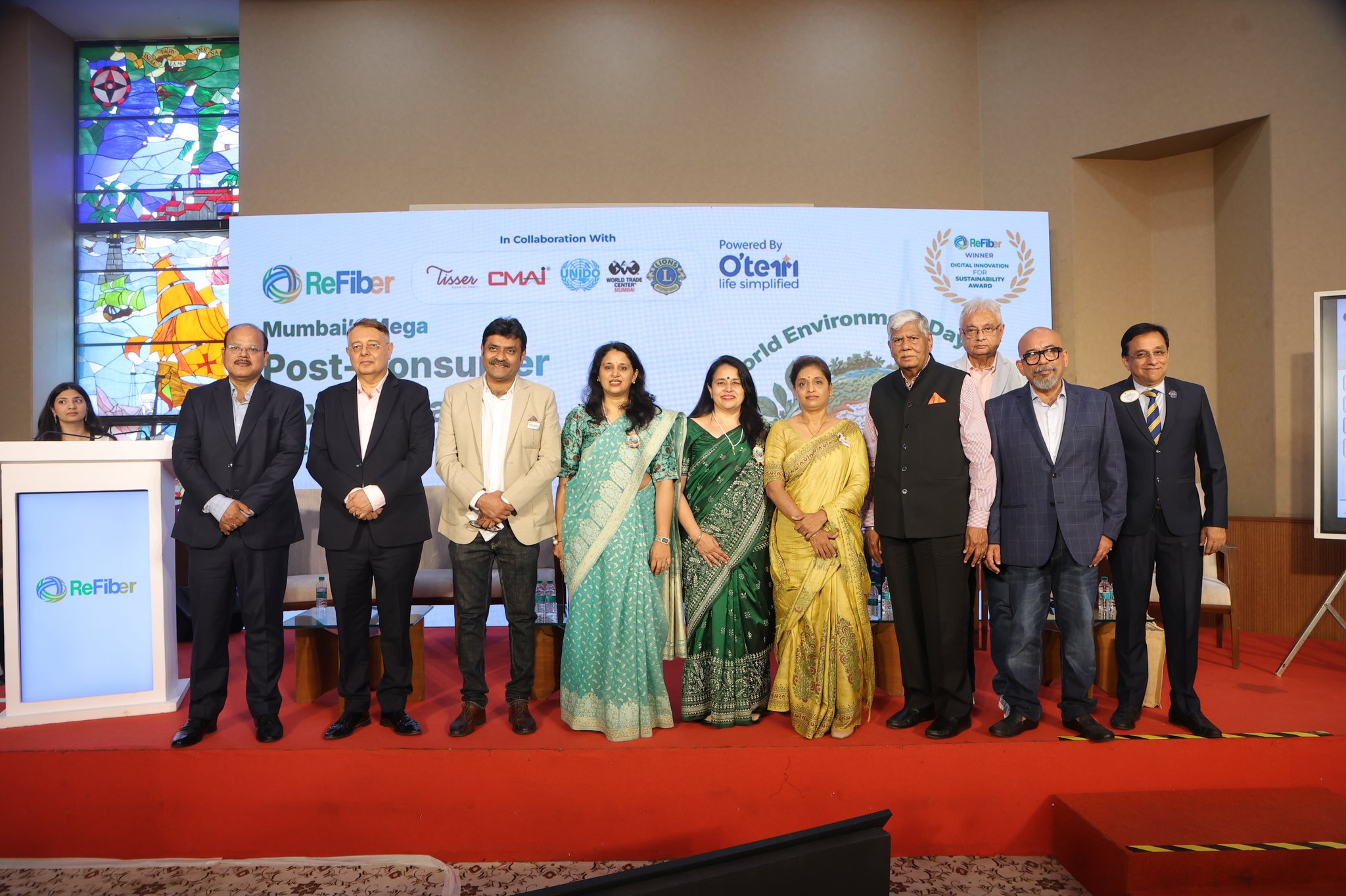 Textile Commissioner Vrunda Desai Launched Mumbai’s Mega Post-Consumer Textile Waste Collection & Upcycling Initiative with ReFiber & OterRi 