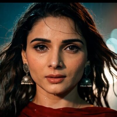 Sezal Sharma’s Red Saree Look in Fakira Is the Perfect Monsoon Mood We Needed