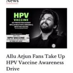 திரை கொண்டாட்டத்தைத் தாண்டி சமூகப் பொறுப்பு: 3 லட்சம் மாணவிகளுக்கு HPV விழிப்புணர்வு ஏற்படுத்திய அல்லு அர்ஜுன் ரசிகர்கள்!