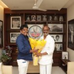 ரஜினிகாந்தின் வாழ்த்துகளுடன் பிறந்தநாளைக் கொண்டாடிய ரெட் ஜெயன்ட் மூவிஸ் இணைத் தயாரிப்பாளர் செண்பகமூர்த்தி!